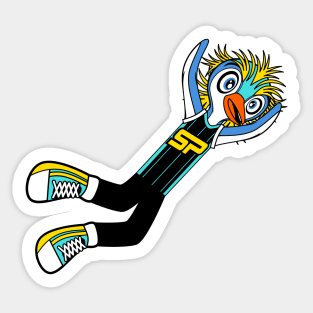 Superhero Penguin Sticker